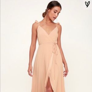 Lulu’s peach Formal Dress